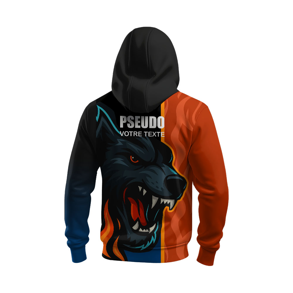 Hoodie Esport No Hate - face arrière