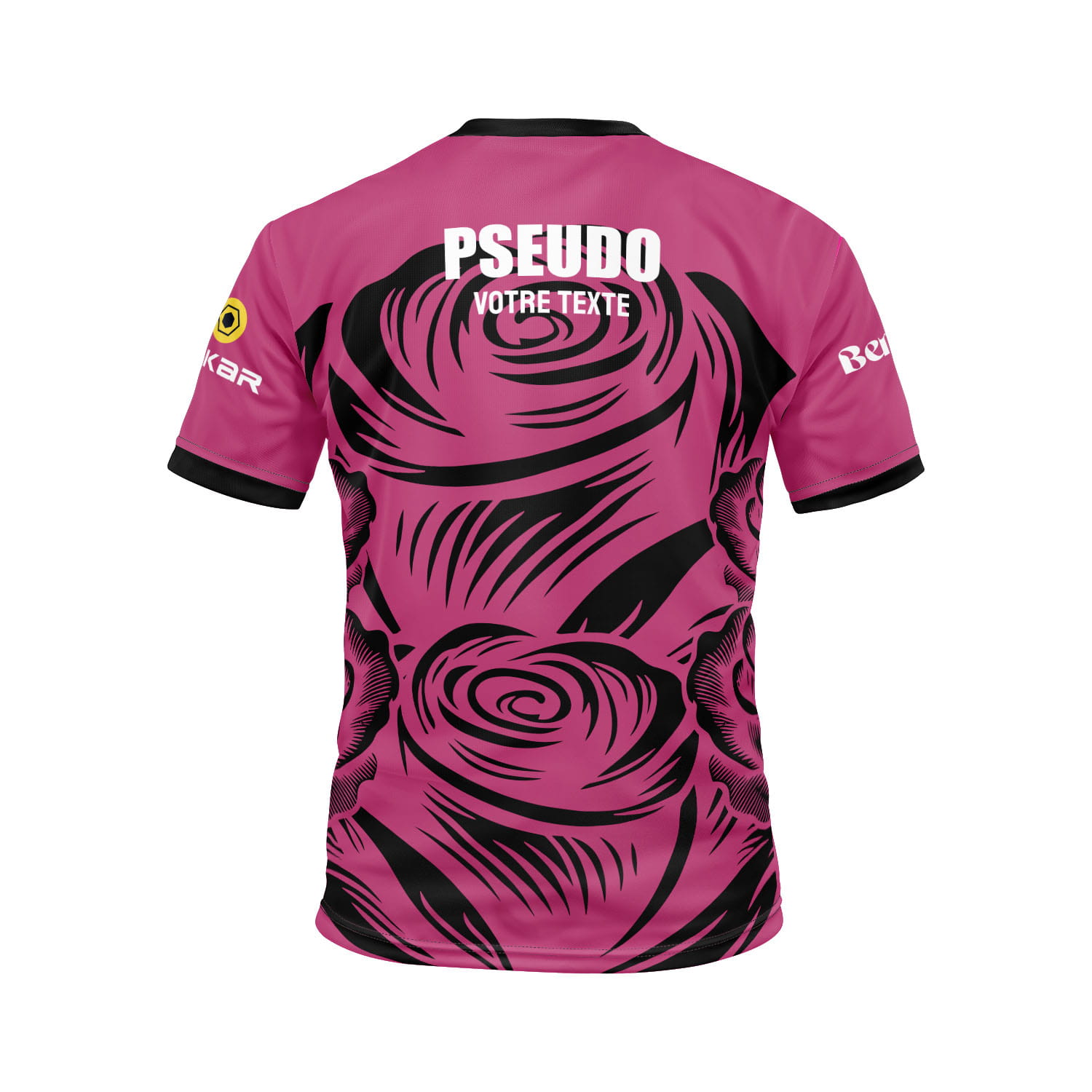 Maillot Esport Black Roses - face arrière