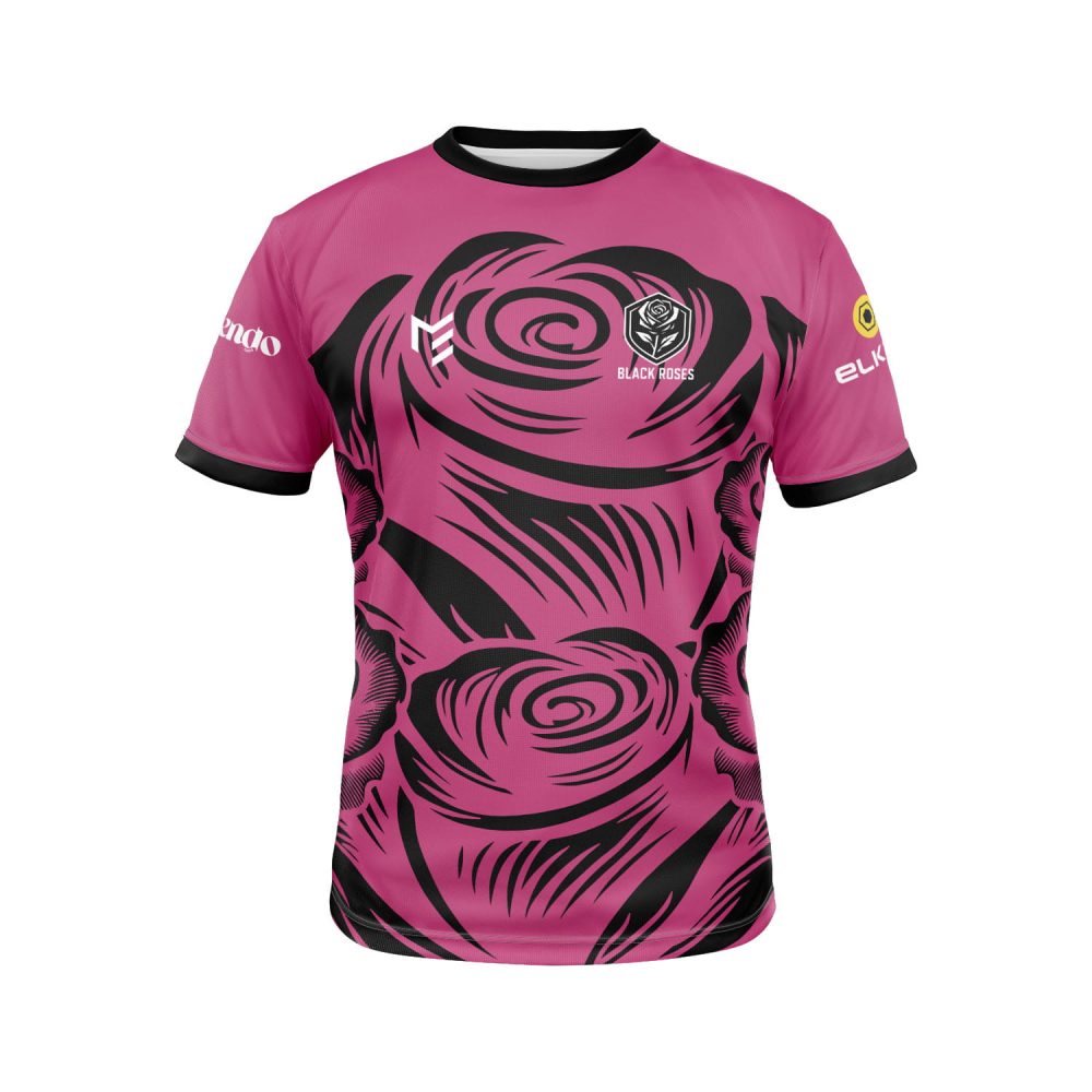 Maillot Esport Black Roses - face avant
