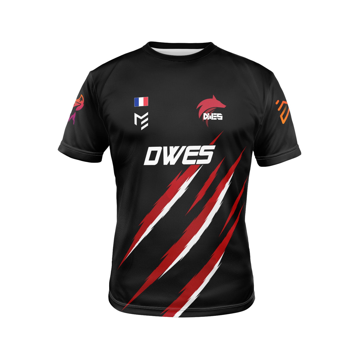 maillot-esports-dwes-avant Maillot Devils Wolfs E-sport 2026 - face avant